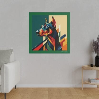 The Dobe´s Matte Canvas, Stretched, 0.75" - Art Deco - green - Image 11