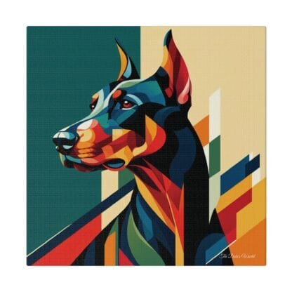 The Dobe´s Matte Canvas, Stretched, 0.75" - Art Deco - mirror sides - Image 13