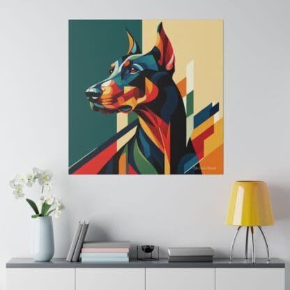 The Dobe´s Matte Canvas, Stretched, 0.75" - Art Deco - mirror sides - Image 30