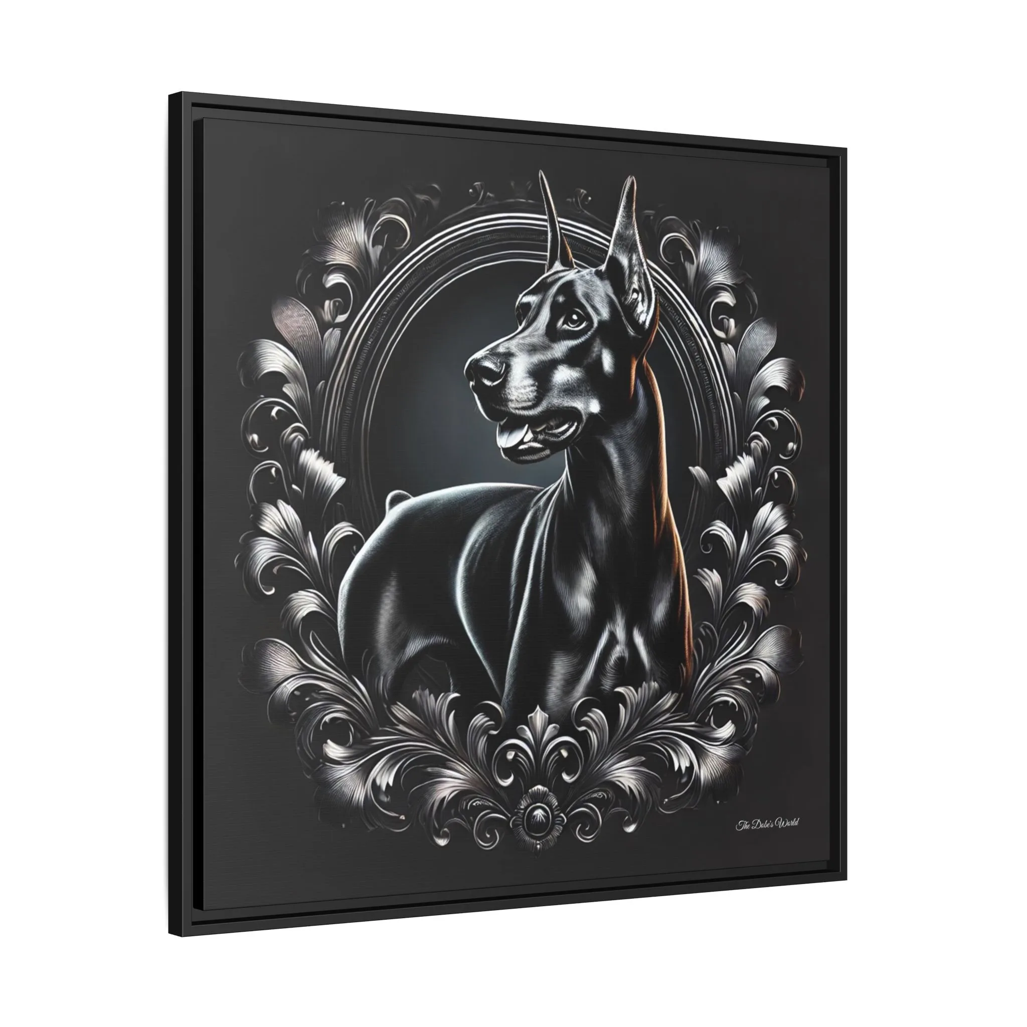 The Dobe Matte Canvas, Black Frame - Doberman Luxory - Image 30