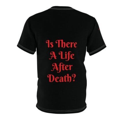 The Dobe's Unisex Cut & Sew Tee (AOP) - Come Closer - black - Image 2