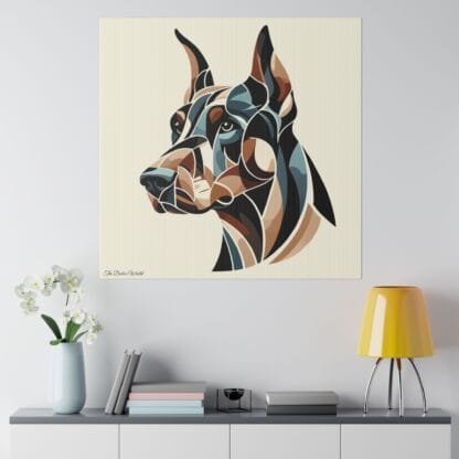 The Dobe´s Matte Canvas, Stretched, 0.75" - Doberman Art - Image 12