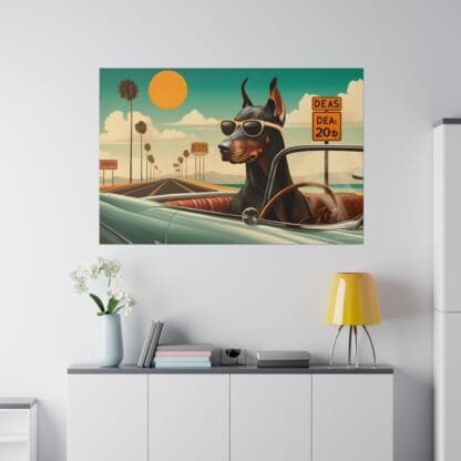 The Dobe´s Matte Canvas, Stretched, 0.75" - Cadillac - Image 28
