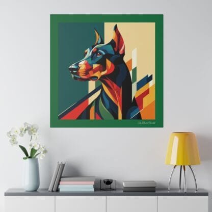 The Dobe´s Matte Canvas, Stretched, 0.75" - Art Deco - green - Image 30