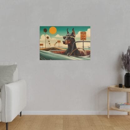The Dobe´s Matte Canvas, Stretched, 0.75" - Cadillac - Image 11