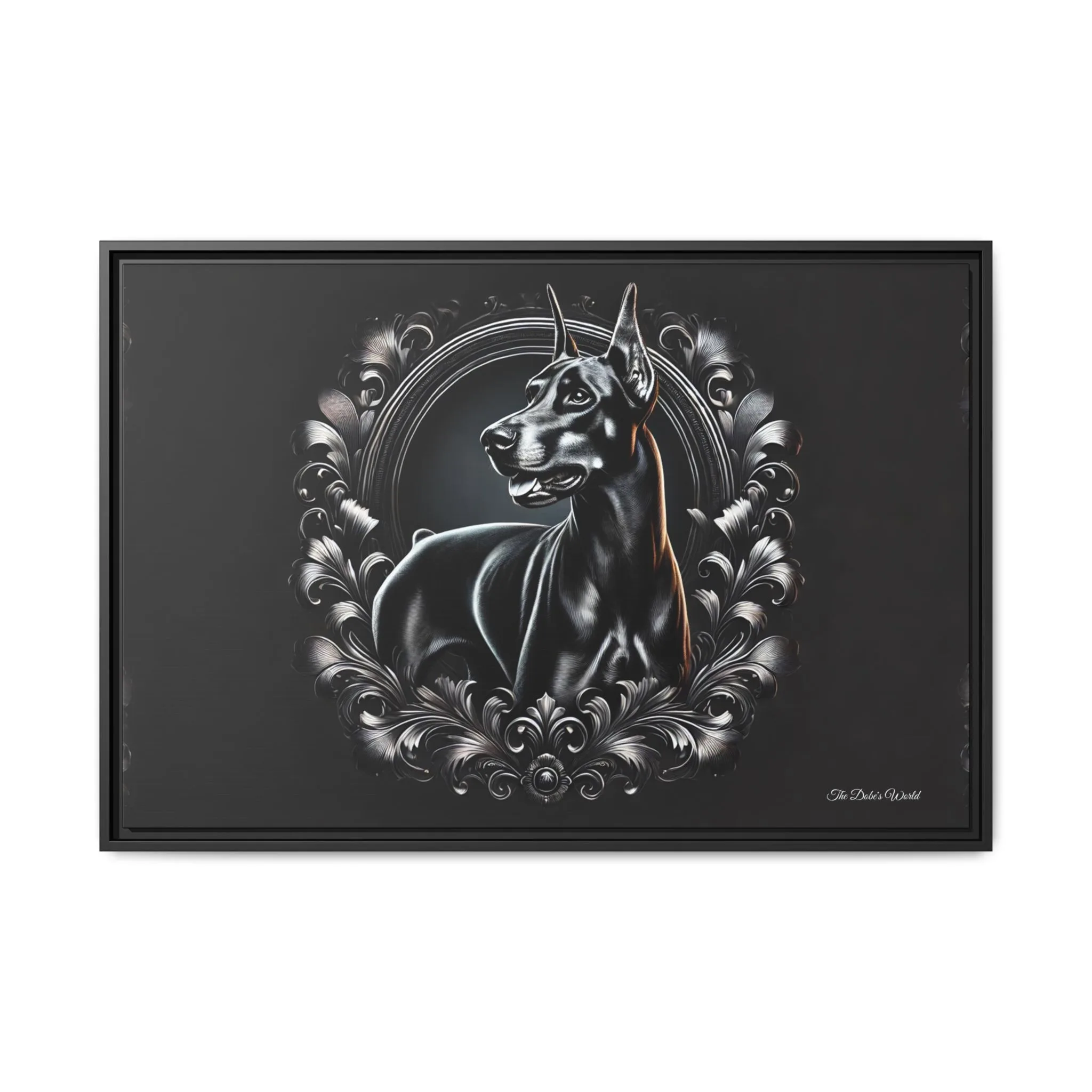 The Dobe Matte Canvas, Black Frame - Doberman Luxory - Image 13