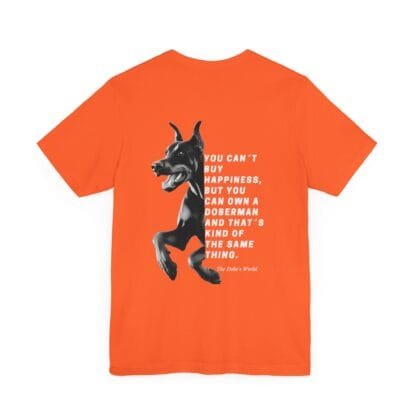 The Dobes Unisex Jersey Short Sleeve Tee - You can´t buy happiness - dark - Image 4