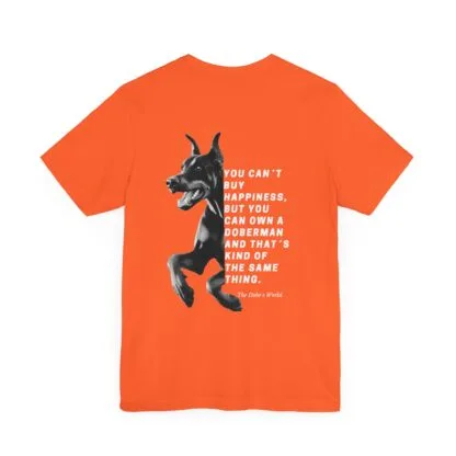 The Dobes Unisex Jersey Short Sleeve Tee - You can´t buy happiness - dark - Image 4