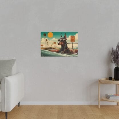 The Dobe´s Matte Canvas, Stretched, 0.75" - Cadillac - Image 35