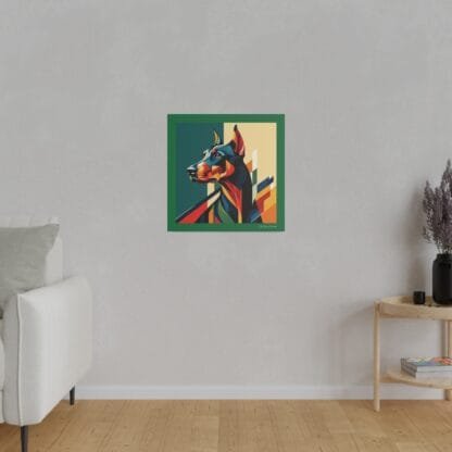 The Dobe´s Matte Canvas, Stretched, 0.75" - Art Deco - green - Image 25