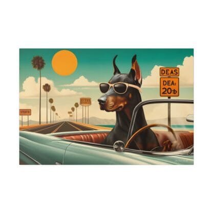 The Dobe´s Matte Canvas, Stretched, 0.75" - Cadillac - Image 17