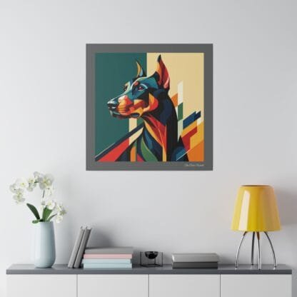 The Dobe´s Matte Canvas, Stretched, 0.75" - Art Deco - dark grey - Image 8