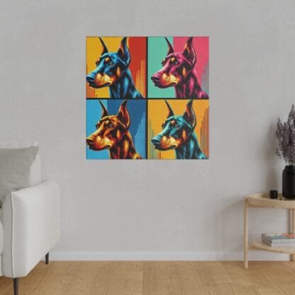 The Dobe´s Matte Canvas, Stretched, 0.75" - Four Colored 2 - Image 11