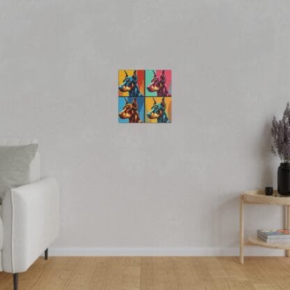 The Dobe´s Matte Canvas, Stretched, 0.75" - Four Colored 2 - Image 3