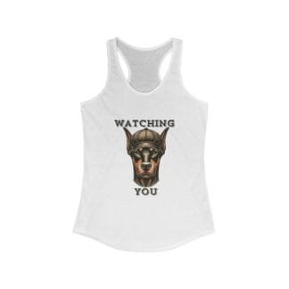 The Dobes Women's Ideal Racerback Tank - Watching you