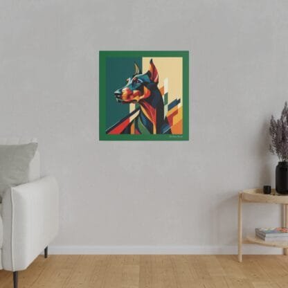 The Dobe´s Matte Canvas, Stretched, 0.75" - Art Deco - green - Image 7
