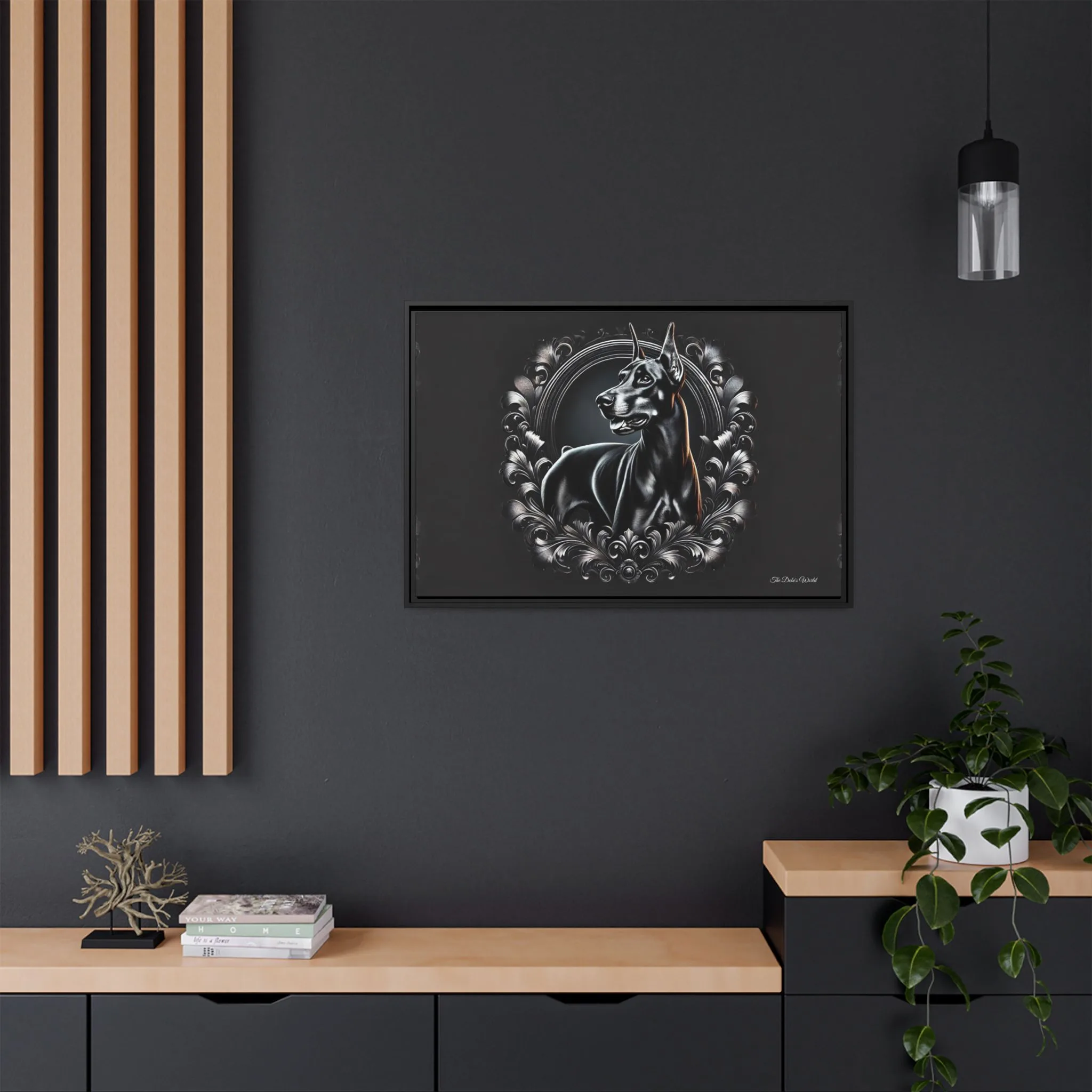 The Dobe Matte Canvas, Black Frame - Doberman Luxory - Image 16