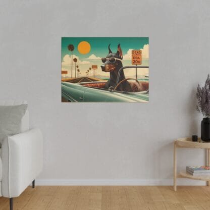 The Dobe´s Matte Canvas, Stretched, 0.75" - Cadillac - Image 15