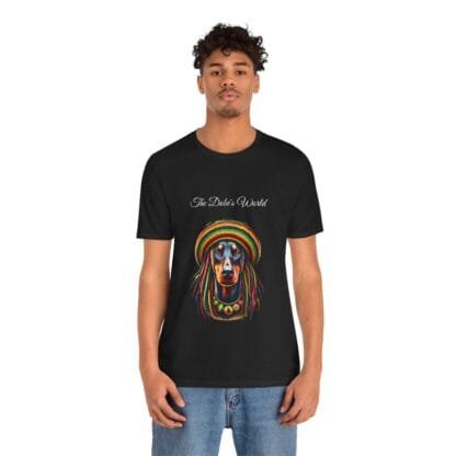 The Dobes Unisex Jersey Short Sleeve Tee - Jamaica - grey - Image 70