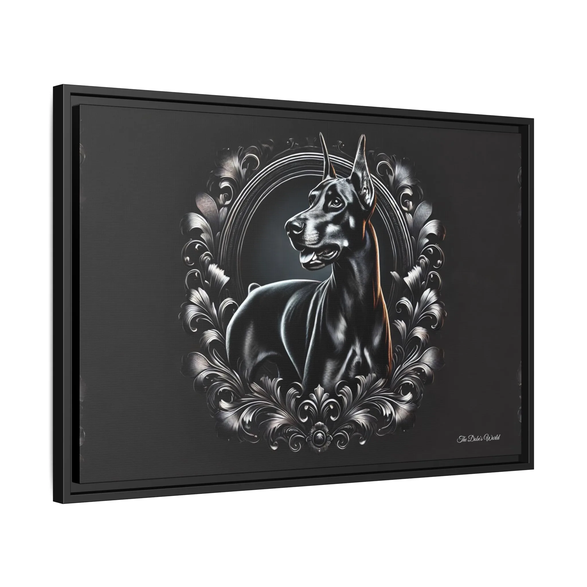 The Dobe Matte Canvas, Black Frame - Doberman Luxory - Image 10