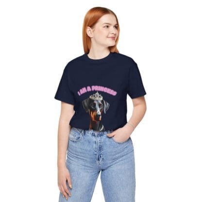 The Dobes Unisex Jersey Short Sleeve Tee - I Am A Princess uc - Image 192