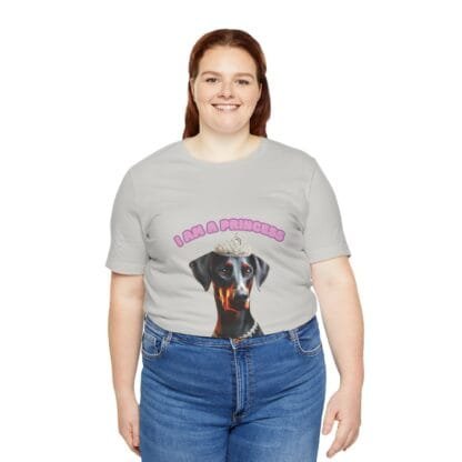 The Dobes Unisex Jersey Short Sleeve Tee - I Am A Princess uc - Image 15