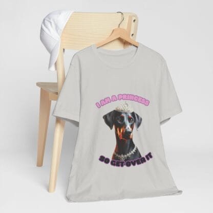 The Dobes Unisex Jersey Short Sleeve Tee - I Am A Princess uc - Image 8