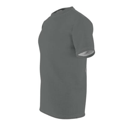 The Dobe's Unisex Cut & Sew Tee (AOP) - Own a Doberman - dark grey - Image 3