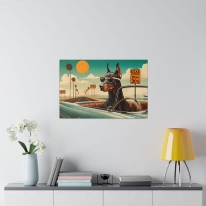 The Dobe´s Matte Canvas, Stretched, 0.75" - Cadillac - Image 36