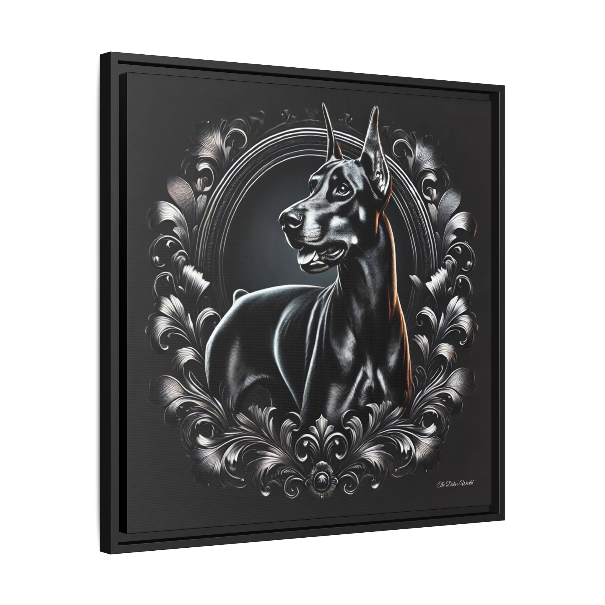 The Dobe Matte Canvas, Black Frame - Doberman Luxory - Image 26