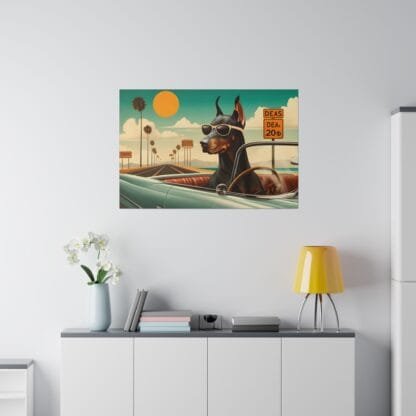The Dobe´s Matte Canvas, Stretched, 0.75" - Cadillac - Image 20