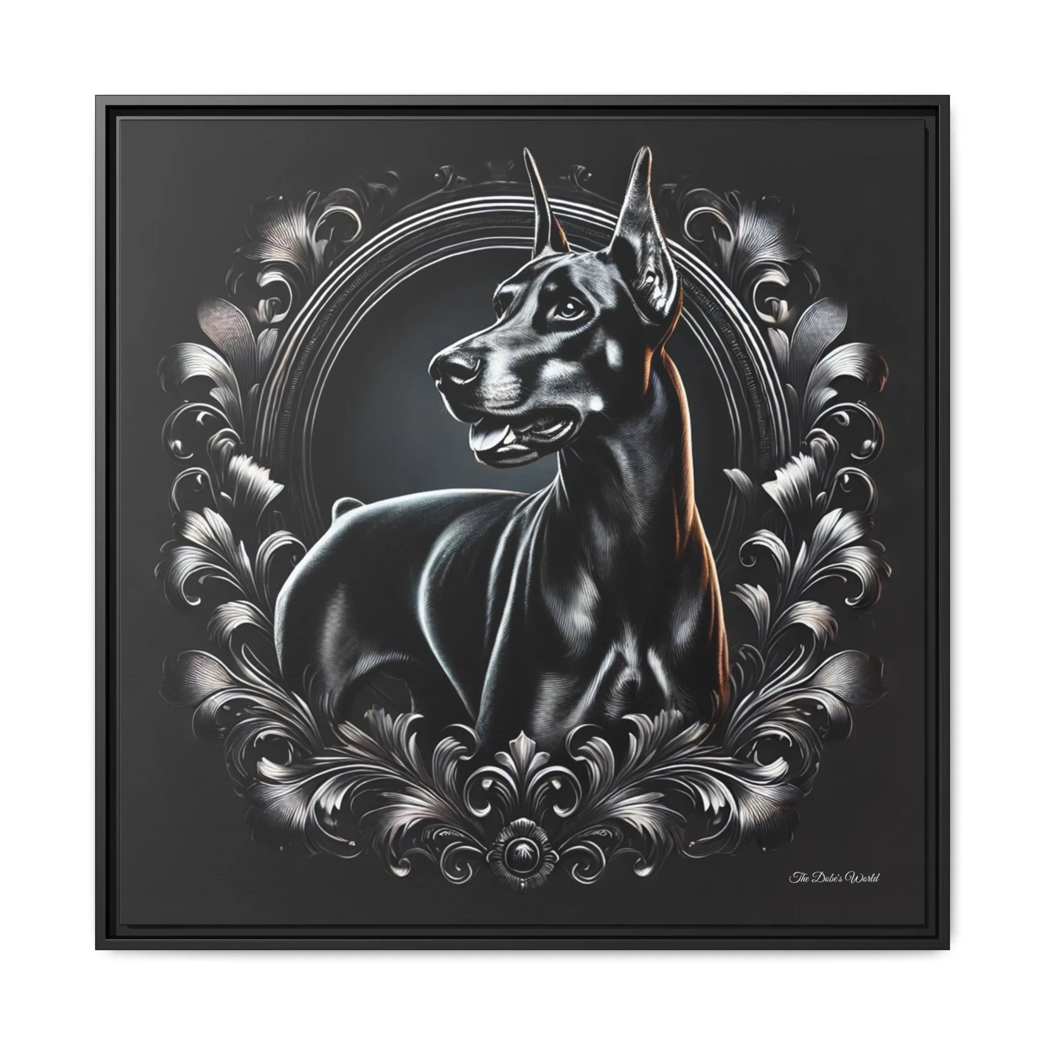 The Dobe Matte Canvas, Black Frame - Doberman Luxory - Image 29