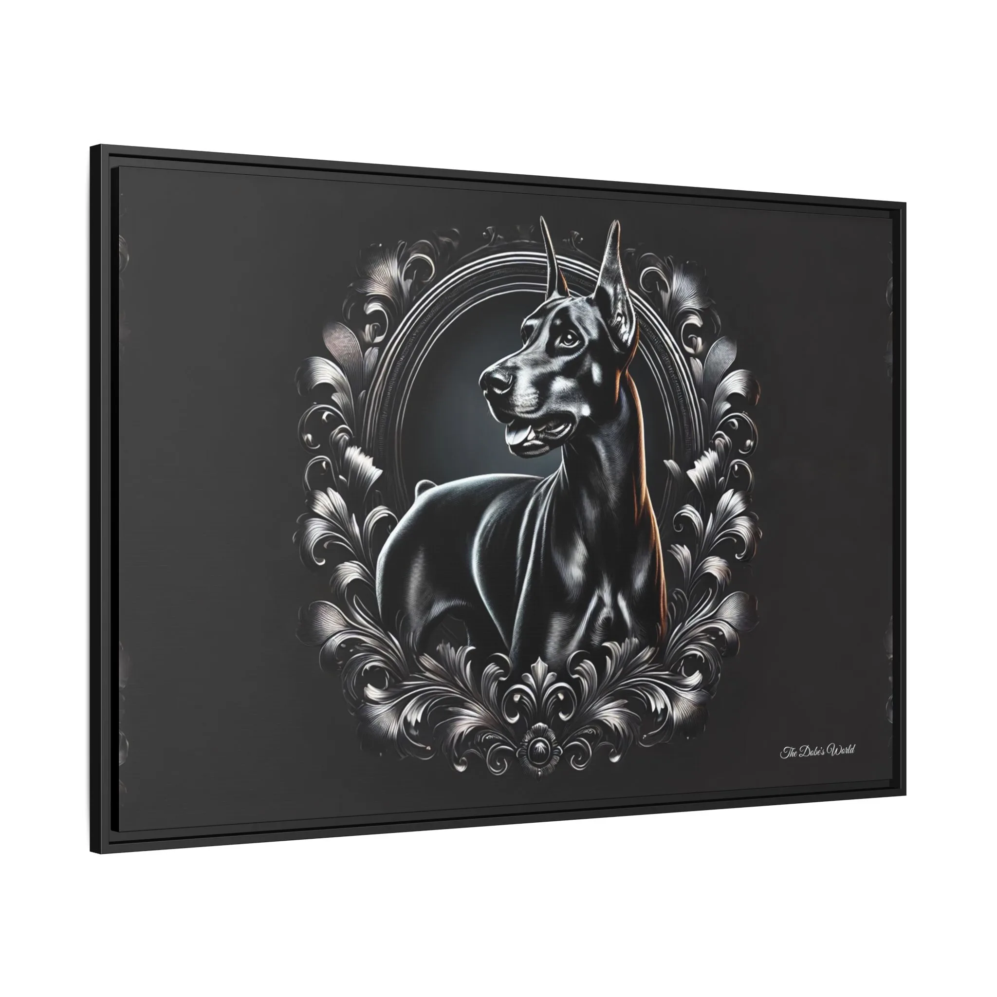 The Dobe Matte Canvas, Black Frame - Doberman Luxory - Image 18