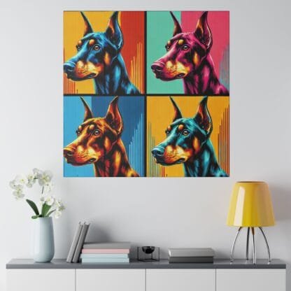 The Dobe´s Matte Canvas, Stretched, 0.75" - Four Colored 2 - Image 12