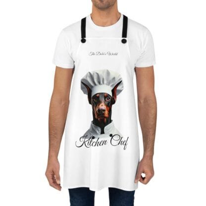 The Dobes Apron (AOP) - Kitchen Chef - white - Image 4