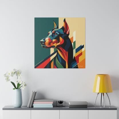 The Dobe´s Matte Canvas, Stretched, 0.75" - Art Deco - mirror sides - Image 8