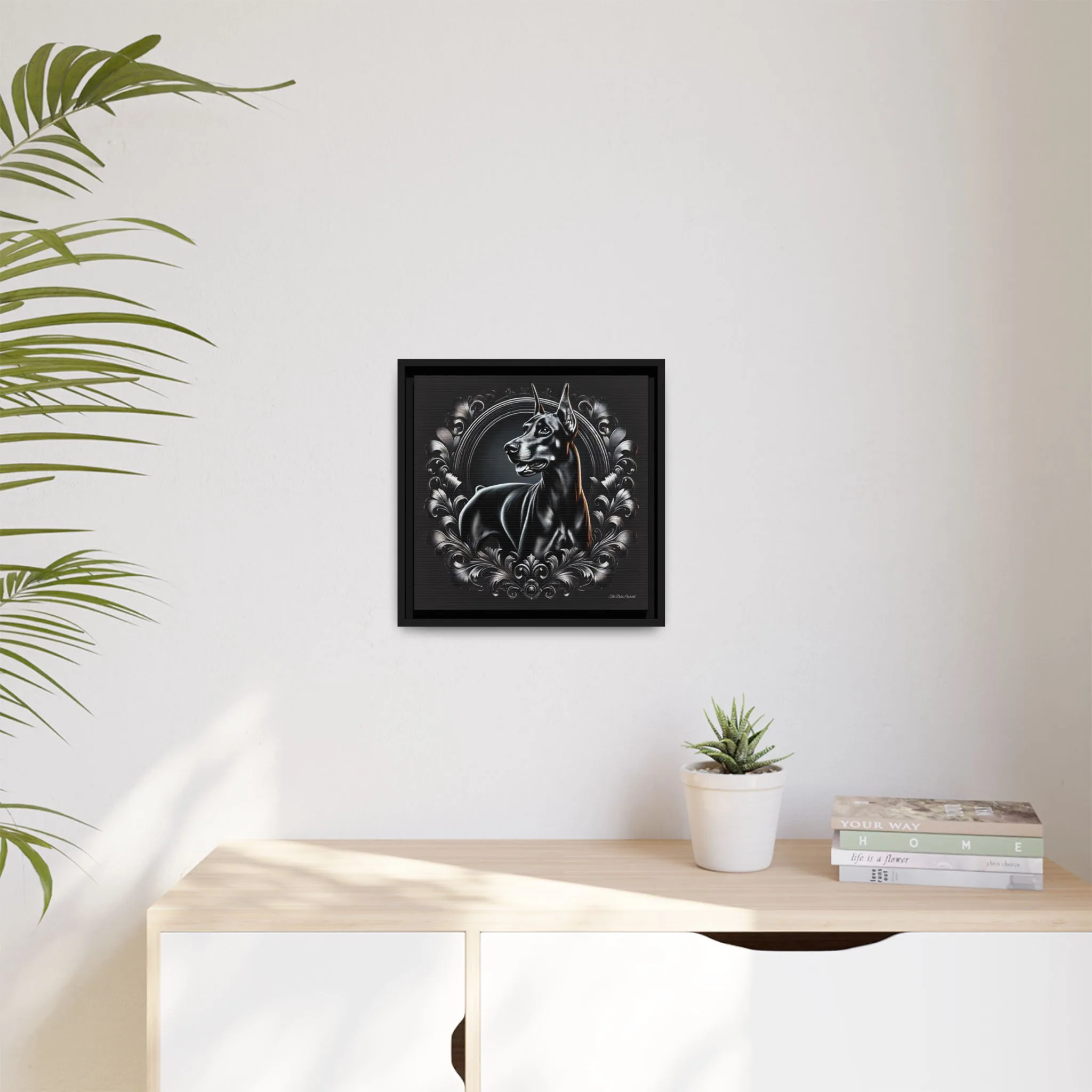 The Dobe Matte Canvas, Black Frame - Doberman Luxory - Image 23