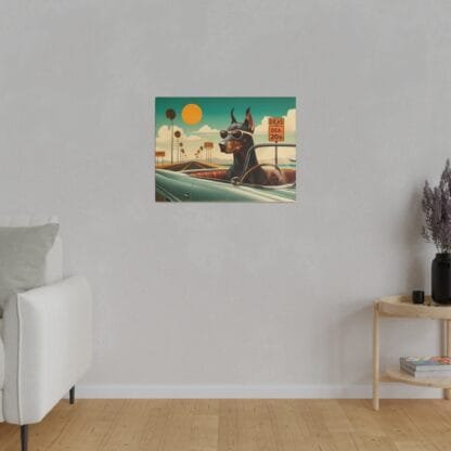 The Dobe´s Matte Canvas, Stretched, 0.75" - Cadillac - Image 7