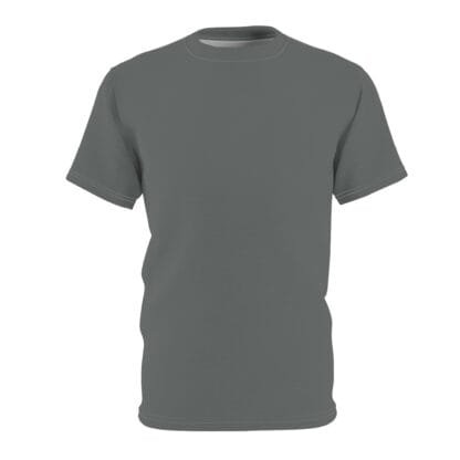 The Dobe's Unisex Cut & Sew Tee (AOP) - Own a Doberman - dark grey - Image 2