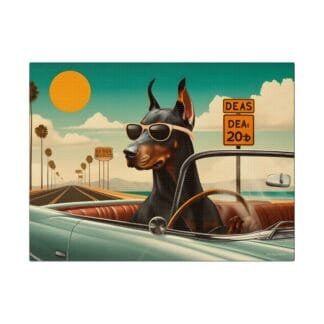 The Dobe´s Matte Canvas, Stretched, 0.75" - Cadillac