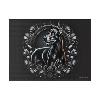 The Dobe Matte Canvas, Stretched, 0.75" - Doberman luxory