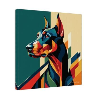 The Dobe´s Matte Canvas, Stretched, 0.75" - Art Deco - mirror sides - Image 14