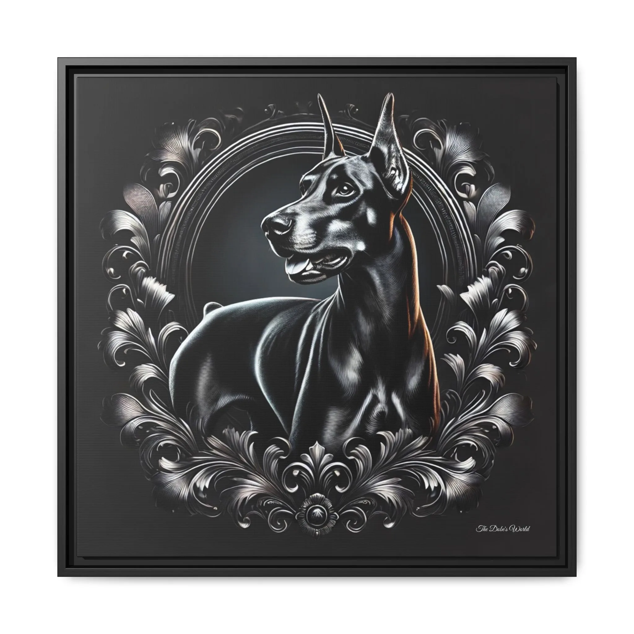 The Dobe Matte Canvas, Black Frame - Doberman Luxory - Image 25