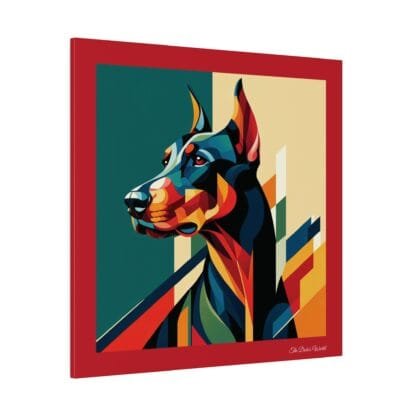 The Dobe´s Matte Canvas, Stretched, 0.75" - Art Deco - red - Image 28