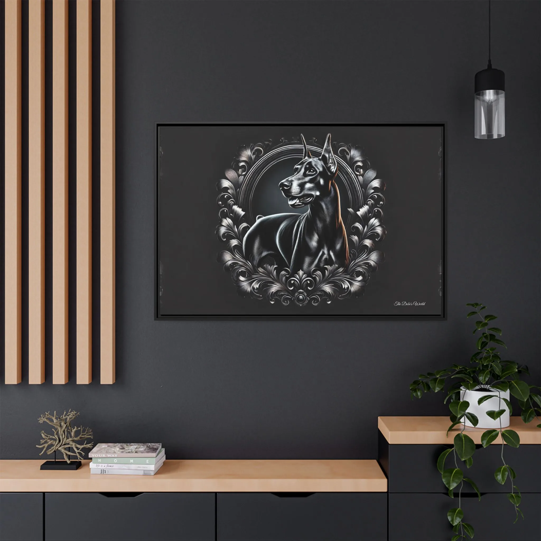 The Dobe Matte Canvas, Black Frame - Doberman Luxory - Image 20