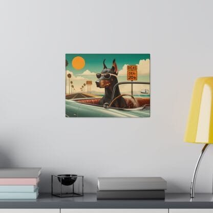 The Dobe´s Matte Canvas, Stretched, 0.75" - Cadillac - Image 4