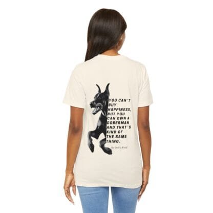 The Dobes Unisex Jersey Short Sleeve Tee - You can´t buy happiness - light - Image 52