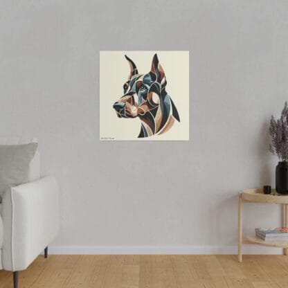 The Dobe´s Matte Canvas, Stretched, 0.75" - Doberman Art - Image 7