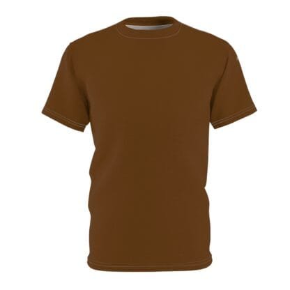 The Dobes Unisex Cut & Sew Tee (AOP) - Watching You - brown - Image 2