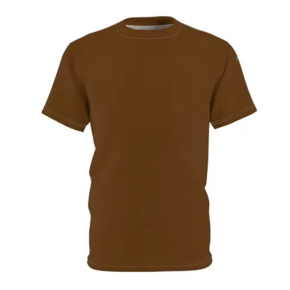 The Dobes Unisex Cut & Sew Tee (AOP) - Watching You - brown - Image 2